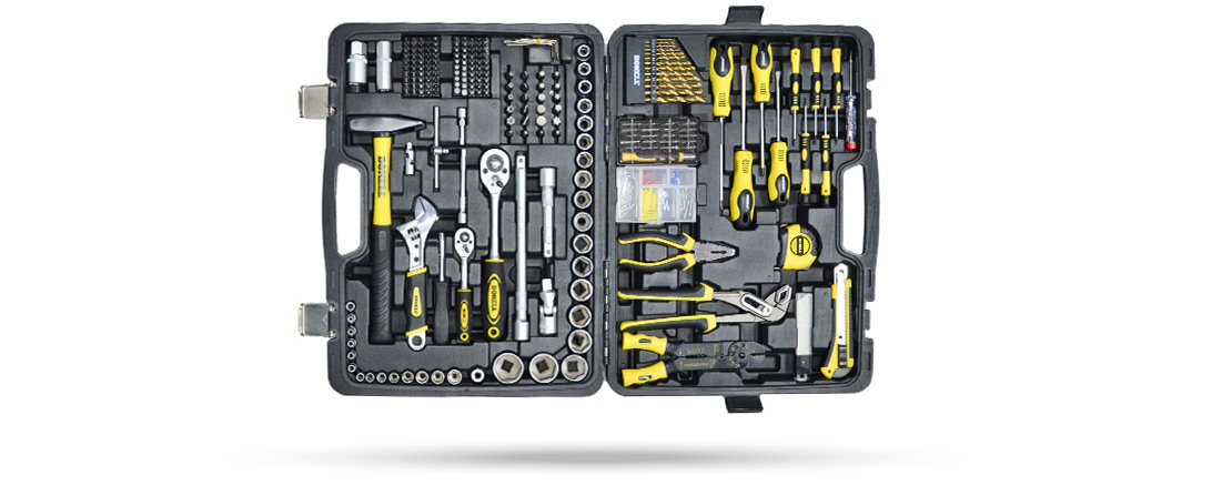 Caja de herramientas de 303 piezas HH303 Casals Muy completo, incluye todas  las herramientas.